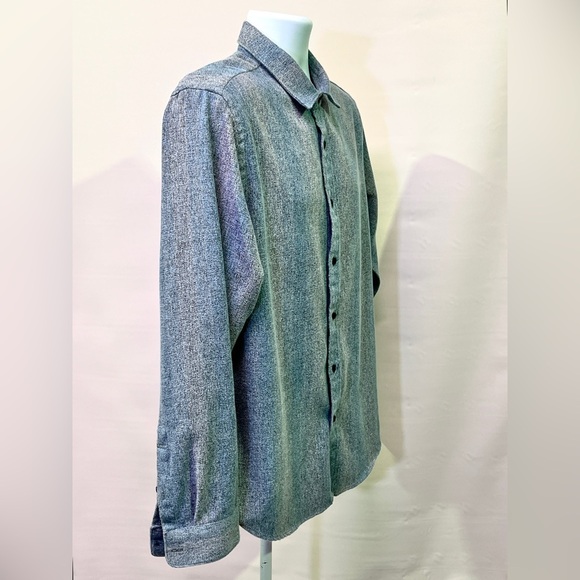 HOWE Men's gray/blue Creative Workforce #65 long sleeve button down size L - Picture 7 of 13